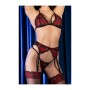 Conjunto de Lencería Chilirose Negro Rojo L/XL 4 Piezas de Chilirose, Braguitas y tangas - Ref: M0403957, Precio: 31,99 €, De...