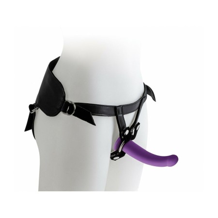 Strap-On Dildo Virgite Purple M by Virgite, Dildos with harnesses - Ref: M0403177, Price: 41,99 €, Discount: %