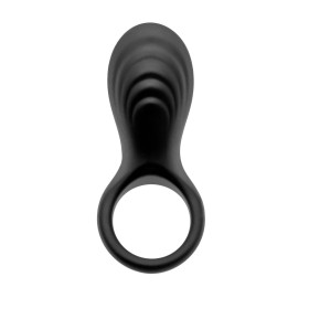 Anillo para el Pene S Pleasures Negro de S Pleasures, Anillos no vibradores - Ref: S4005500, Precio: 33,99 €, Descuento: %