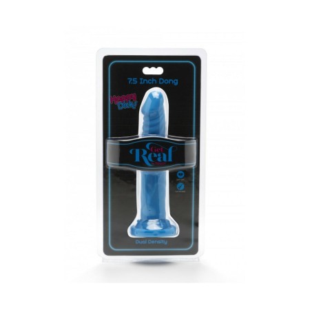 Double Penetration Stroker Masturbator mit doppelter Öffnung (Anus und Schamlippenform) Get Real by Toyjoy Blau von Get Real ...