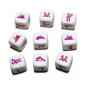 Jeu de dés érotique Divertysex Blanc 25 Unités de Divertysex, Ensembles Érotiques - Réf : M0401421, Prix : 54,99 €, Remise : %