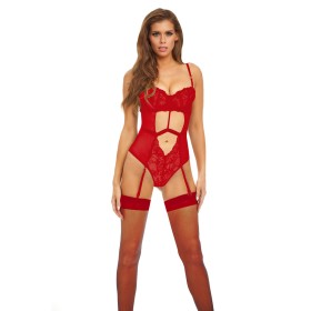 Leotard Bombshell Boudoir Red M by Bombshell Boudoir, Negligees and bodices - Ref: S9403856, Price: 30,99 €, Discount: %