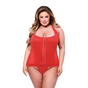 Body Baci Lingerie Rouge 3XL/4XL de Baci Lingerie, Nuisettes et Body - Réf : S9405662, Prix : 46,99 €, Remise : %