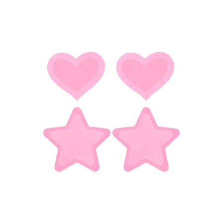 Pezoneras Peekaboo Rosa Talla única Corazones Estrellas de Peekaboo, Pezoneras - Ref: S9400190, Precio: 22,99 €, Descuento: %