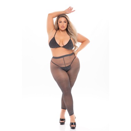 Ensemble de Lingerie Pink Lipstick Noir (XL) de Pink Lipstick, Culottes et strings - Réf : S9403539, Prix : 27,99 €, Remise : %