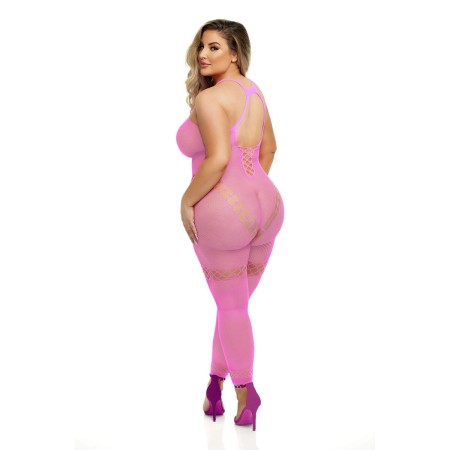 Bodystocking Pink Lipstick Cor de Rosa (Queen size) de Pink Lipstick, Meias - Ref: S9403715, Preço: 29,99 €, Desconto: %