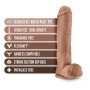 Dildo Realista Blush Au Naturel TPE Ø 5,1 cm (23,5 cm) de Blush, Consoladores realistas - Ref: S9402422, Preço: 38,99 €, Desc...