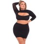 Conjunto de Lencería Pink Lipstick Negro (3XL/4XL) de Pink Lipstick, Braguitas y tangas - Ref: S9403677, Precio: 39,99 €, Des...