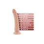 Gode réaliste Blush Dr Skin TPE Ø 3,7 cm (20,3 cm) de Blush, Godes réalistes - Réf : S9402448, Prix : 27,99 €, Remise : %