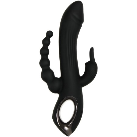 Double Penetration Stroker Evolved Trifecta Black by Evolved, Double dildos - Ref: S9404605, Price: 57,99 €, Discount: %