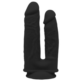 Masseur Double Pénétration Dream Toys Real Love Noir de Dream Toys, Godes doubles - Réf : S9400647, Prix : 30,99 €, Remise : %