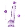 Dildo Blush Naturally Yours Morado Ø 3,3 cm de Blush, Consoladores clásicos - Ref: S9402350, Precio: 20,99 €, Descuento: %