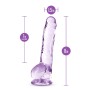 Dildo Blush Naturally Yours Morado Ø 3,3 cm de Blush, Consoladores clásicos - Ref: S9402350, Precio: 20,99 €, Descuento: %