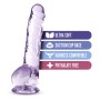 Dildo Blush Naturally Yours Morado Ø 3,3 cm de Blush, Consoladores clásicos - Ref: S9402350, Precio: 20,99 €, Descuento: %