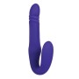 Consolador de Doble Penetración Adam & Eve Ultimate Thrusting Strapless Morado de Adam & Eve, Consoladores dobles - Ref: S940...