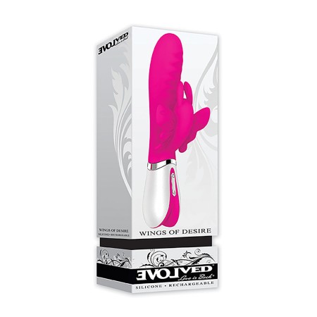 Vibromasseur Evolved Wings of desire Rose Papillon de Evolved, Vibrateurs classiques - Réf : S9404495, Prix : 43,99 €, Remise...