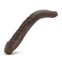 Double Penetration Stroker Blush Dr Skin Brown by Blush, Double dildos - Ref: S9402140, Price: 26,99 €, Discount: %