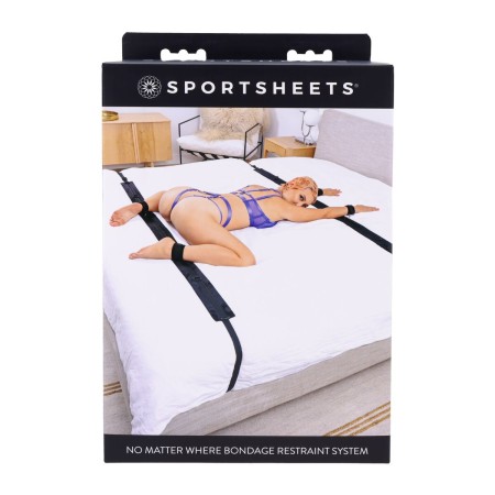 Kit Bondage com Corda Ajustável Sportsheets de Sportsheets, Algemas, mordaças e braçadeiras - Ref: S9405977, Preço: 65,99 €, ...