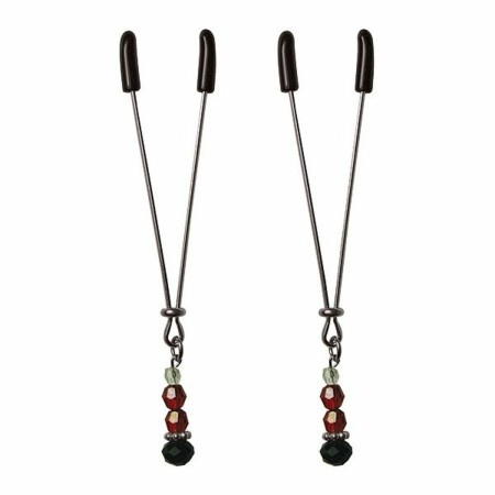 Clips para Pezones Ruby Negro Sportsheets SS510-82 Negro/Rojo de Sportsheets, Estimuladores para pezones - Ref: S4004888, Pre...