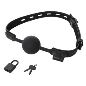 Solid Ball Gag Sincerely Locking Sportsheets by Sportsheets, Handcuffs, gags and clamps - Ref: S4004847, Price: 25,99 €, Disc...