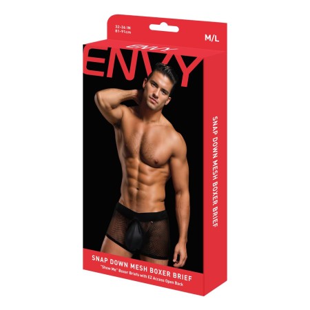 Men's Boxer Shorts Envy Black L/XL by Envy, Men's briefs - Ref: S9405755, Price: 28,99 €, Discount: %