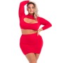 Set di Lingerie Pink Lipstick Rosso (3XL/4XL) di Pink Lipstick, Mutandine e tanga - Rif: S9403679, Prezzo: 28,99 €, Sconto: %