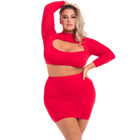 Ensemble de Lingerie Pink Lipstick Rouge (3XL/4XL) de Pink Lipstick, Culottes et strings - Réf : S9403679, Prix : 28,99 €, Re...