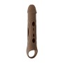 Funda para pene Zero Tolerance Marrón Ø 4,1 cm de Zero Tolerance, Consoladores clásicos - Ref: S9404985, Precio: 58,99 €, Des...