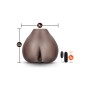 Endurance Jack Ass Blush Hot Chocolate Sweet Rose Brown by Blush, Realistic dildos - Ref: S9402122, Price: 125,99 €, Discount: %