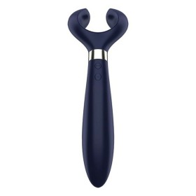 Massageador para Casais Multifun 3 Satisfyer LX11394V Azul de Satisfyer, Vibradores para casais - Ref: S9402637, Preço: 46,99...