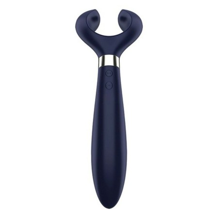 Massageador para Casais Multifun 3 Satisfyer LX11394V Azul de Satisfyer, Vibradores para casais - Ref: S9402637, Preço: 46,99...