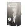 Vibrador Dupla Estimulação Satisfyer Spinning Rabbit 1 Branco de Satisfyer, Vibradores especiais - Ref: S9402786, Preço: 51,9...