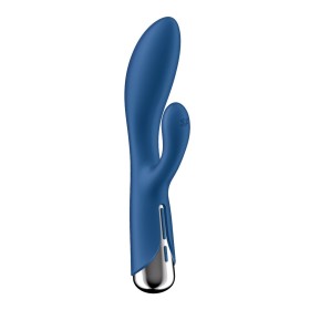 Dual Stimulation Vibe Satisfyer Spinning Rabbit 1 Blue by Satisfyer, Special vibrators - Ref: S9402785, Price: 51,99 €, Disco...