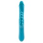 Masseur Double Pénétration Adam & Eve Rabbit Bleu de Adam & Eve, Godes doubles - Réf : S9404789, Prix : 55,99 €, Remise : %