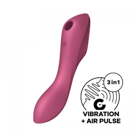 Vibrador Dupla Estimulação Satisfyer CURVY TRINITY 3 de Satisfyer, Vibradores especiais - Ref: S0437887, Preço: 39,99 €, Desc...