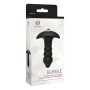 Anal plug S Pleasures Bubble Black Black/Silver