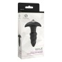 Anal plug S Pleasures Wave Black Black/Silver