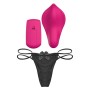 Massageador Intense Liebe Panty Cor de Rosa Cereja