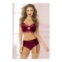 Conjunto de Lingerie Seven Til Midnight Castanho-avermelhado