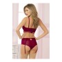 Conjunto de Lingerie Seven Til Midnight Castanho-avermelhado