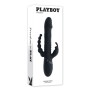 Vibrador Playboy Bunny Negro de Playboy, Vibradores clásicos - Ref: S9405057, Precio: 67,99 €, Descuento: %