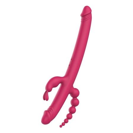 Double Penetration Stroker Masturbator mit doppelter Öffnung (Anus und Schamlippenform) Dream Toys Essentials Rosa von Dream ...