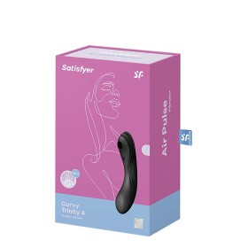 Dual Stimulation Vibe Satisfyer CURVY TRINITY 4 Black by Satisfyer, G-spot vibrators - Ref: S9402690, Price: 51,99 €, Discoun...