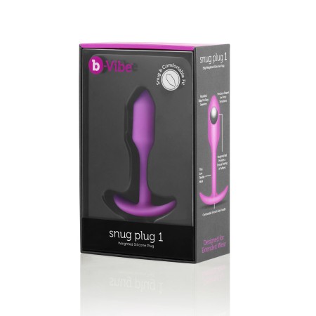 Snug Plug 1 Fuchsia B-Vibe 96717 Pink by B-Vibe, Anal plugs - Ref: S9402917, Price: 42,99 €, Discount: %