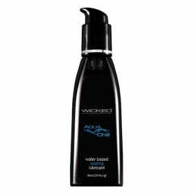 Lubrifiant rafraichissant à base d'eau Aqua Chill 60 ml Wicked de Wicked, Lubrifiants effet froid/effet chaud - Réf : S940089...