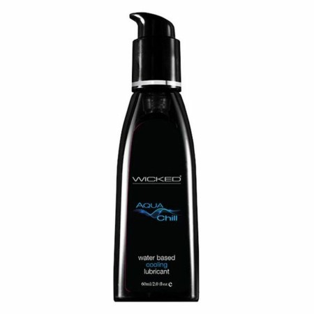 Lubrificante intimo a base d'Acqua Rinfrescante Aqua Chill 60 ml Wicked di Wicked, Lubrificanti effetto freddo/caldo - Rif: S...