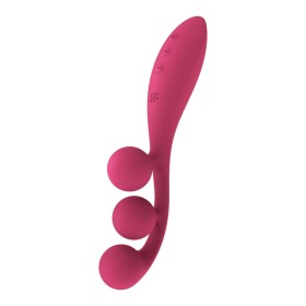 Vibromasseur Satisfyer Tri Ball 1 Rouge de Satisfyer, Vibrateurs classiques - Réf : S9402732, Prix : 44,99 €, Remise : %