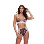 Ensemble de Lingerie en Dentelle Baci Lingerie Floral & Lace Gris (S/M) de Baci Lingerie, Culottes et strings - Réf : S940547...