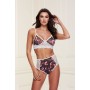 Ensemble de Lingerie en Dentelle Baci Lingerie Floral & Lace Gris (S/M) de Baci Lingerie, Culottes et strings - Réf : S940547...