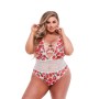 Body Baci Lingerie Floral & Lace Blanco Multicolor XL Queen de Baci Lingerie, Picardías y bodies - Ref: S9405467, Precio: 31,...